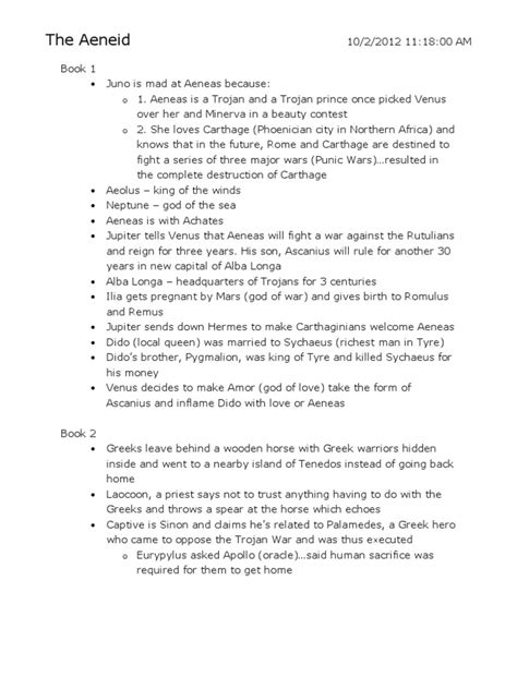 Aeneid 3 Summary