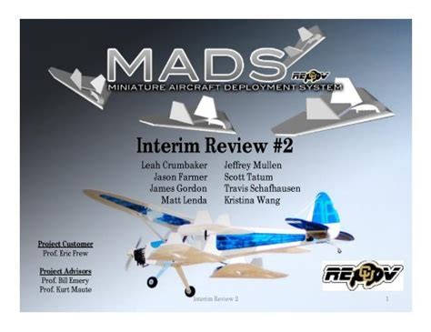 aerospace engineering senior design projects
