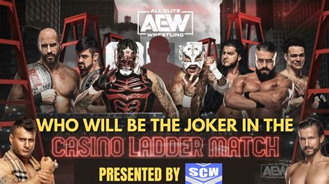aew all out casino ladder match joker