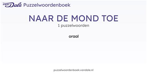 af en toe puzzelwoord