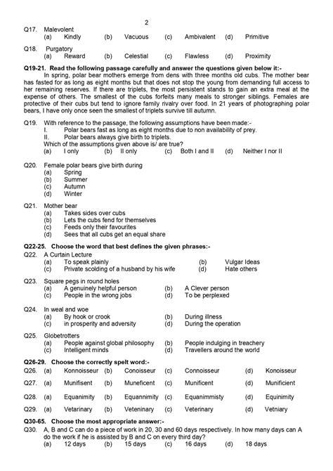 Download Afcat Model Question Papers With Answers 