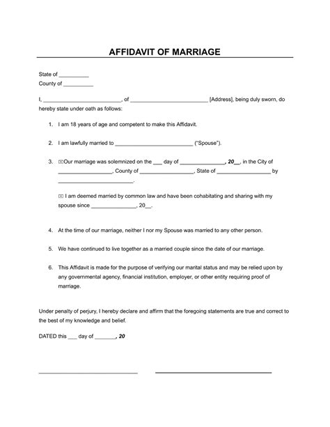 Affidavit Of Support Marriage Sample Letter