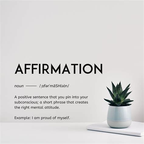 affirmation meaning