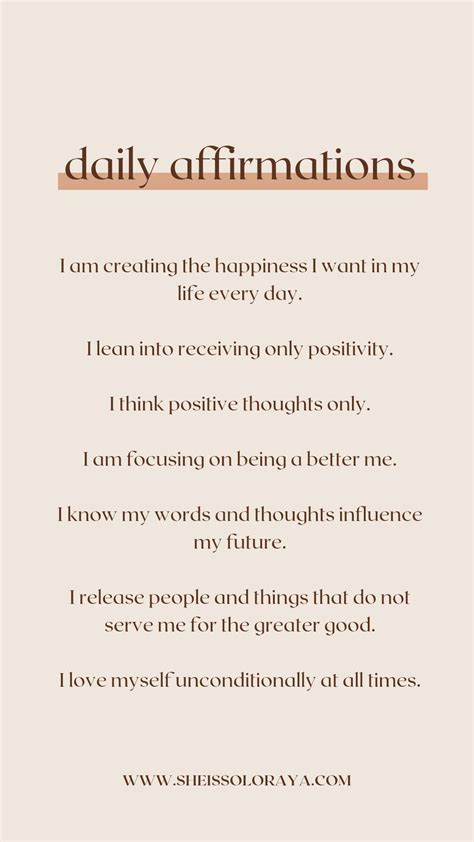 Affirmations About Positivity
