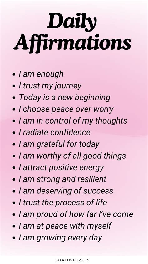Affirmations Synonym