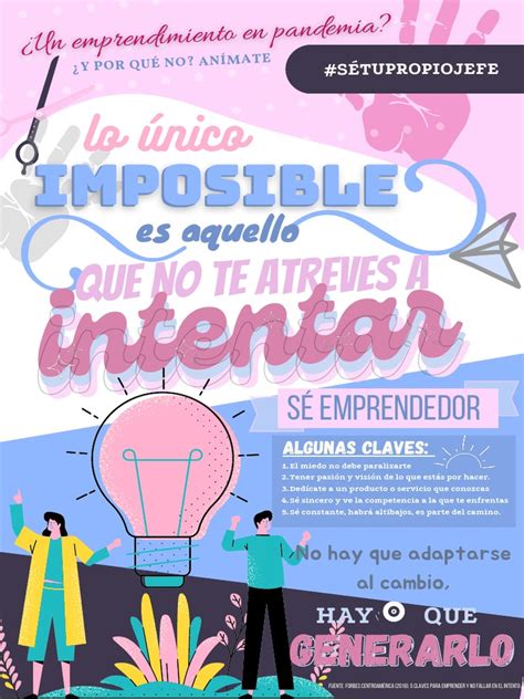 Afiche De Emprendimiento