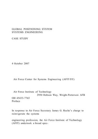 Full Download Afit S Systems Engineering Case Studies 