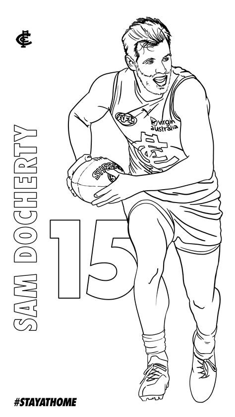 Full Download Afl Colouring Pages Free 