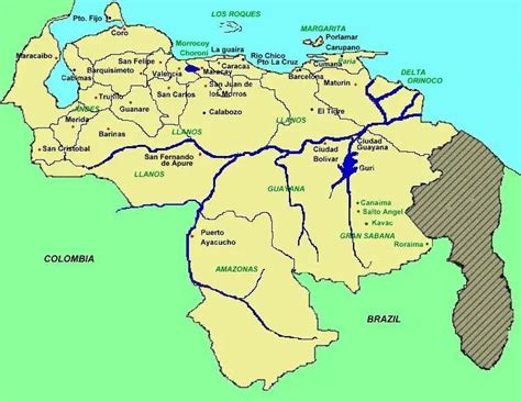 Afluentes Del Rio Orinoco