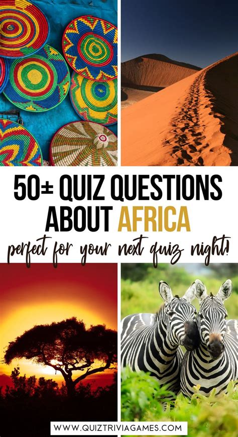 africa quiz questions and answers
