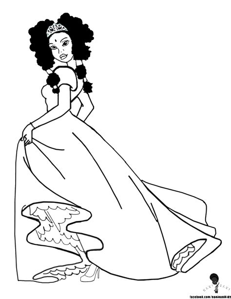 African American Black Princess Coloring Pages Free Printable Printable African American Coloring Pages - Printable African American Coloring Pages
