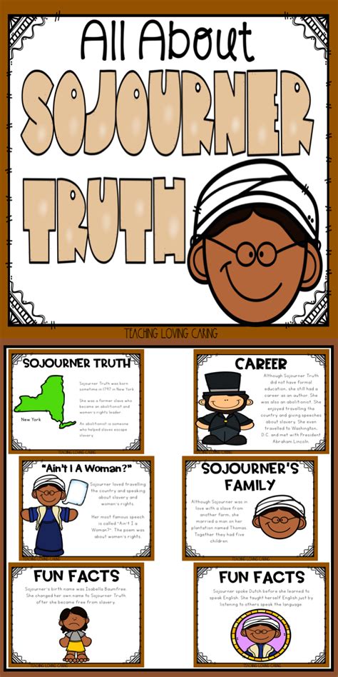 African American History Month Activities Sojourner Truth Sojourner Truth Worksheet - Sojourner Truth Worksheet