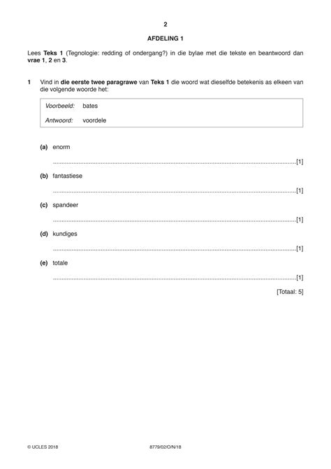 Read Online Afrikaans Question Paper For Grade 9 