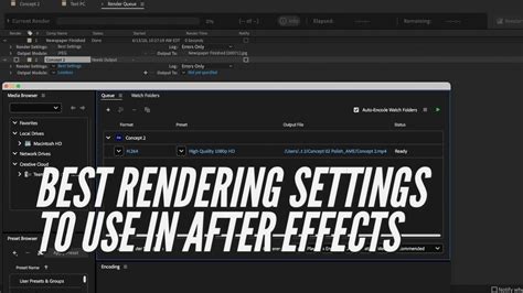 after effects best render settings cs5