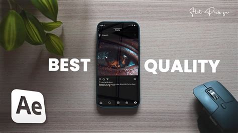 after effects export settings for instagram