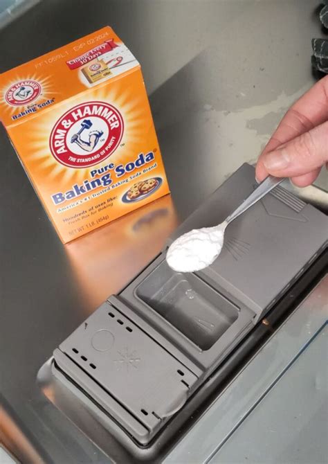 afwasmachine soda methode