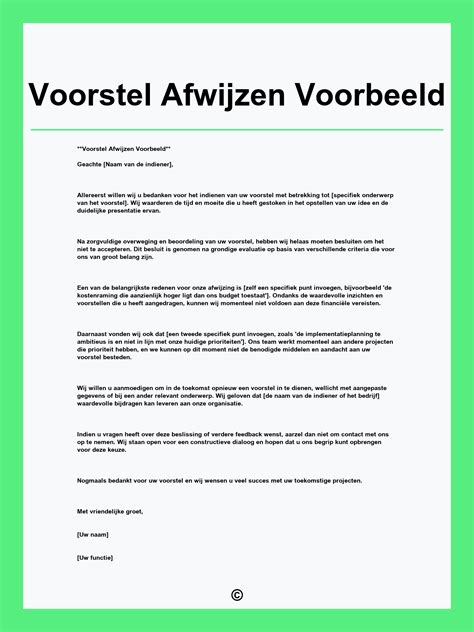 afwijzen interpretatie