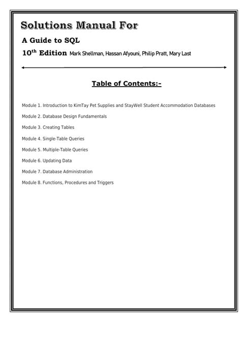 afyouni solutions manual