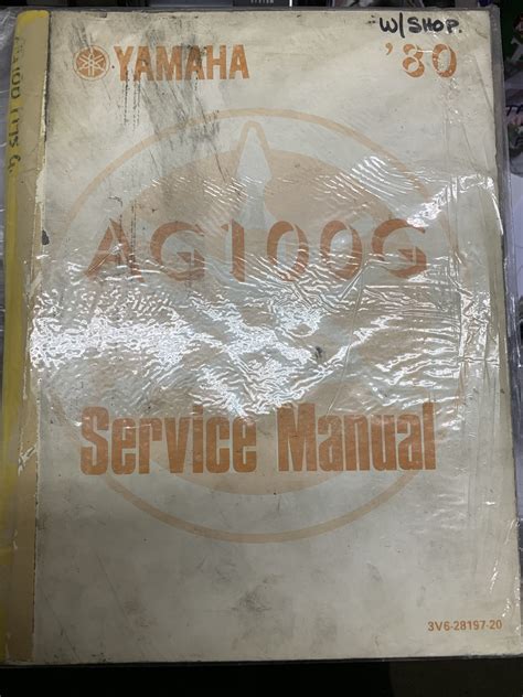 Read Ag Yamaha 100 Workshop Manual 