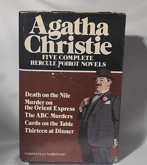 Full Download Agatha Christie Five Complete Hercule Poirot Novels Murder On The Orient Express Thirteen At Dinner The Abc Murders Cards On The Table Death On The Nile 