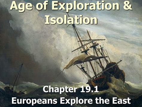 age of exploration and isolation answer key