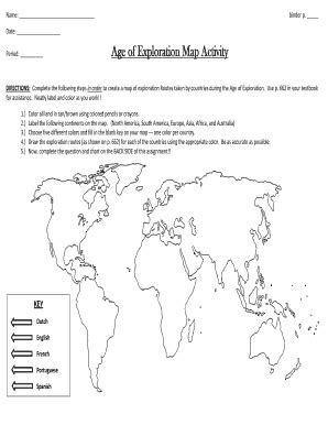 Age Of Exploration Map Worksheet   Map Of The World Age Of Exploration Printable - Age Of Exploration Map Worksheet