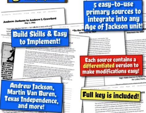age of jackson reteaching activity answers