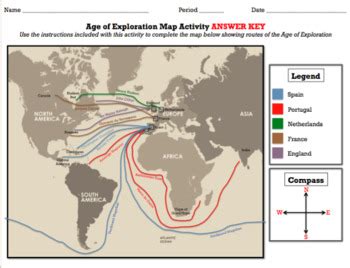 Download Age Of Exploration Map Activity With Answers 