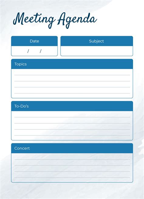 Agenda Google Docs