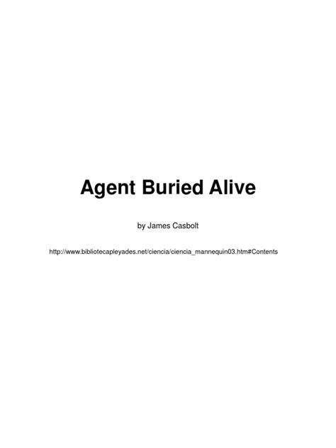 agent buried alive pdf