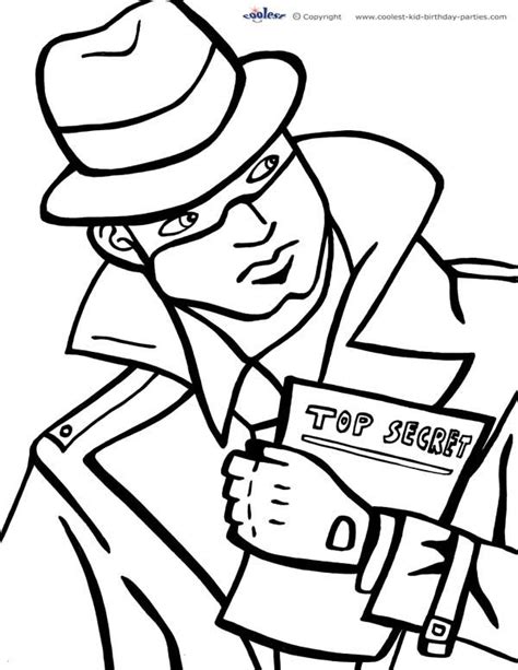 agent d3 coloring page