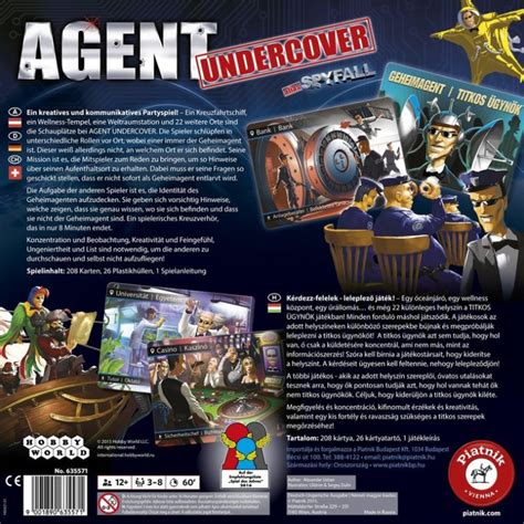 agent undercover board game