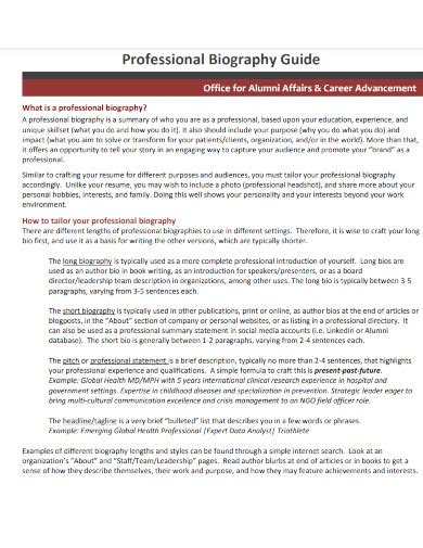 agile kirkland biography examples