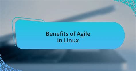 Agile Linux 9