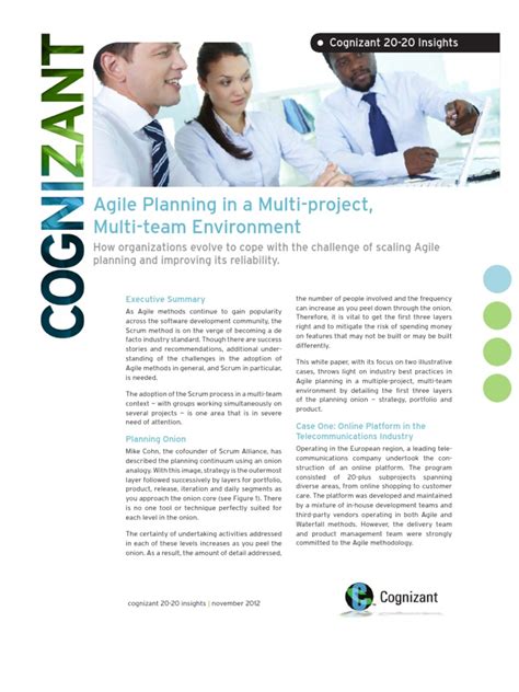 Download Agile Planning In A Multi Project Multi Team Environment 