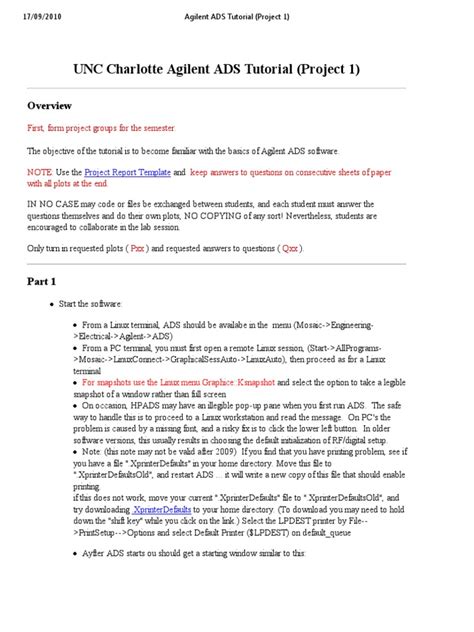 Agilent Ads Tutorial University Of California
