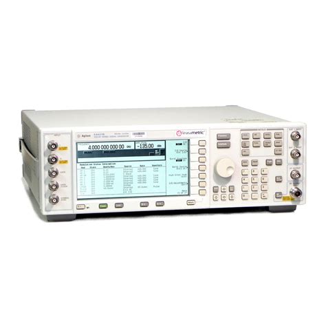 Download Agilent E4438C Programming Guide 