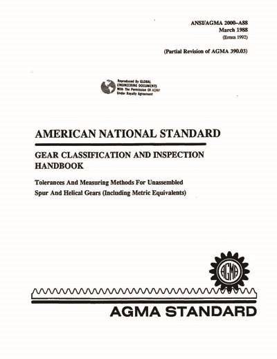 agma 2000 a88 class 6