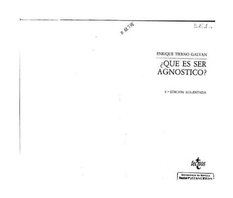 Agnóstico Que Es
