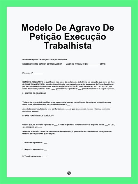 Agravo De Petição