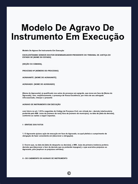 Agravo Em Execução