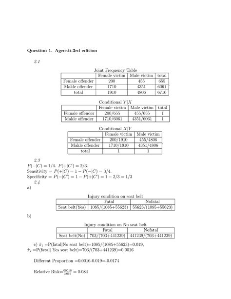 Read Online Agresti Statistics 3Rd Edition Answers 