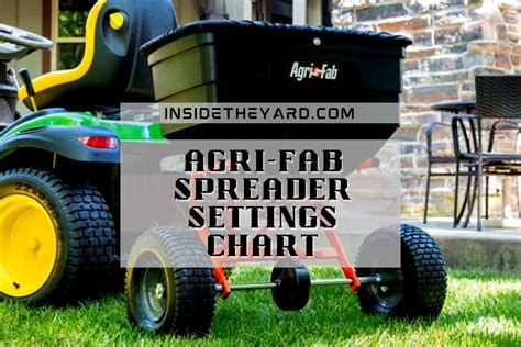 Agri Fab Spreader Setting Conversion Chart