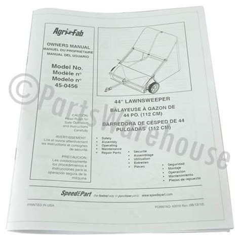 Read Agri Fab 45 0456 User Guide 