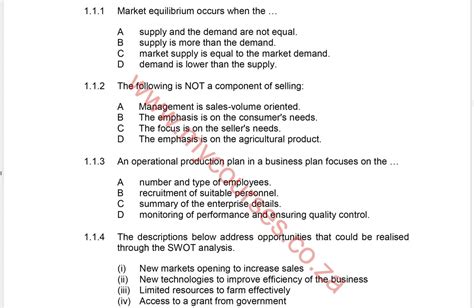 Agricultural Sciences Question Paper 12 Caps 24 03 2014