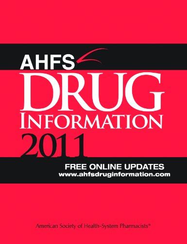 ahfs drug information 2011 pdf