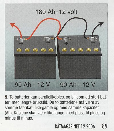 ahmpere timmar  samt  volt  vid batterier