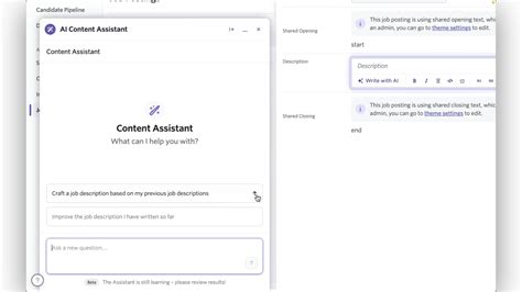 Ai Content Assistant Training