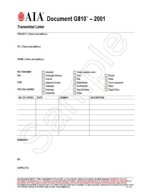 Read Aia Document G810 2001 