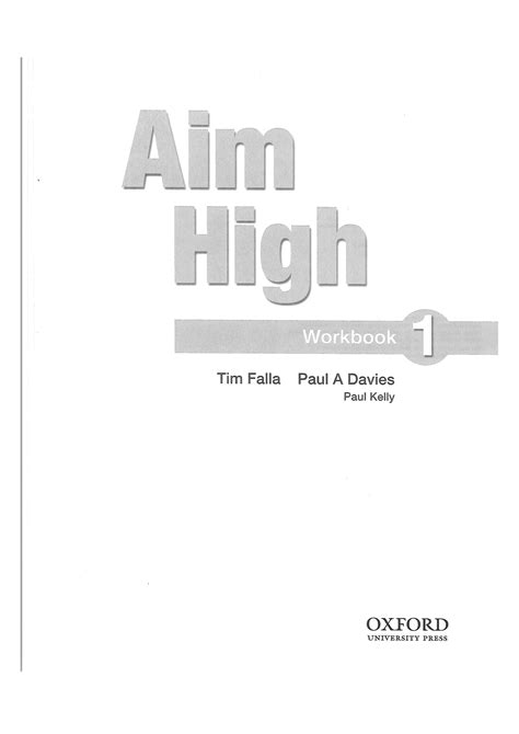 Aim High Workbook 1 With Answer Key